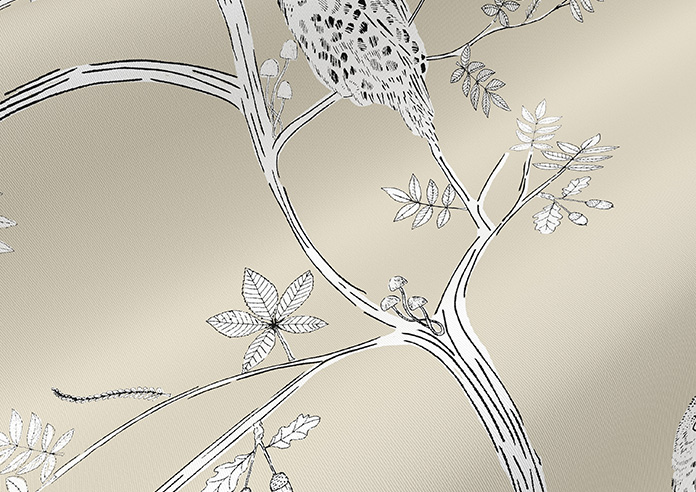 Treetop Owls, Feather Brown - Twist&Fit Roller Blind - Image 4